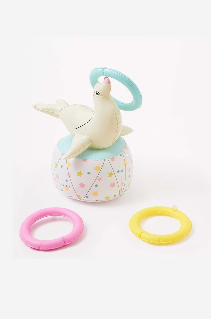 Igračka na napuhavanje SunnyLife Ring Toss Seal 4-pack šarena S3PIRTSE