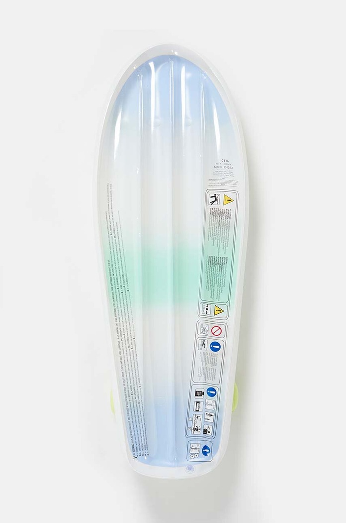Madrac na napuhavanje za plivanje SunnyLife The Sea Kids Blue-Lime šarena S41SKASK
