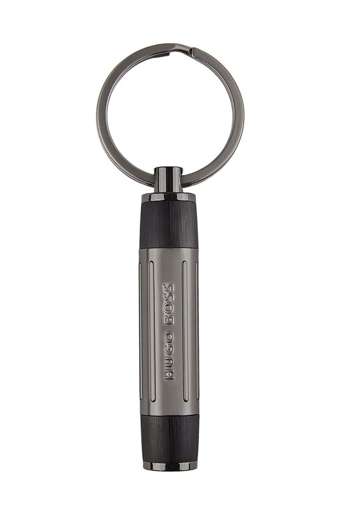 BOSS brelok Gear Ribs Black szary HAK306A