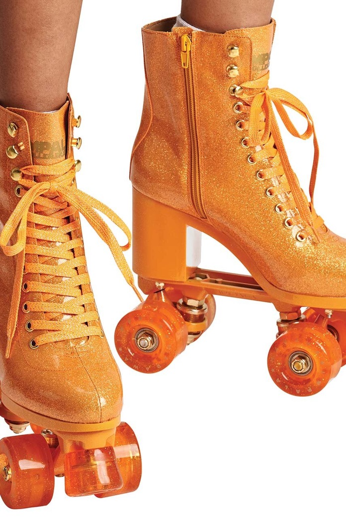 Impala pattini a rotelle Sparkle Orange High Heel Rollerskates x Marawa IMPROLLHH.MARAWASO