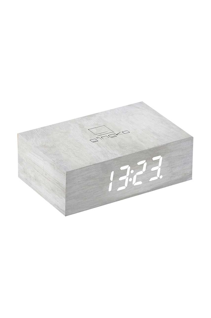 Настолен часовник Gingko Design Flip Click Clock бял G003W13