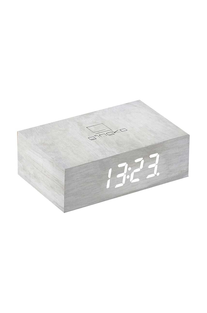 Настолен часовник Gingko Design Flip Click Clock бял G003W13