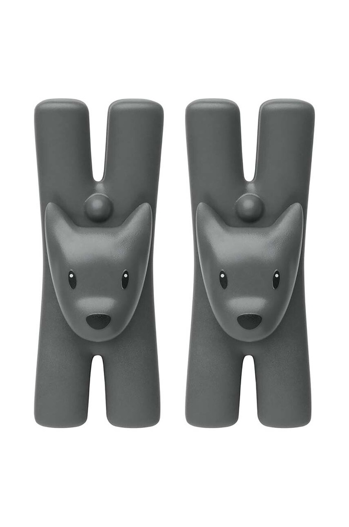 Klip Alessi Giampo 2-pack šedá MMI32DS.B