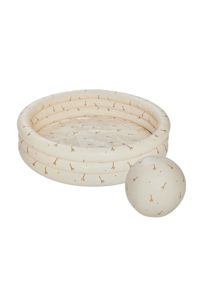 Bazén a lopta pre deti OYOY Giraffe S béžová M107605