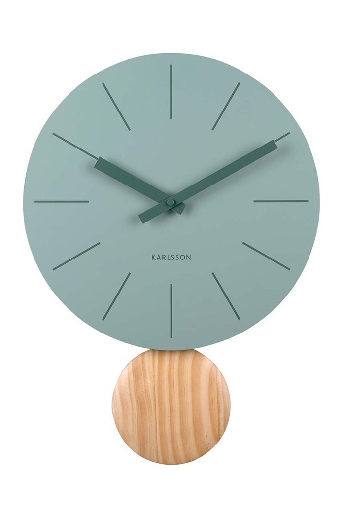 Nástěnné hodiny Karlsson Arlo zelená KA5967GR