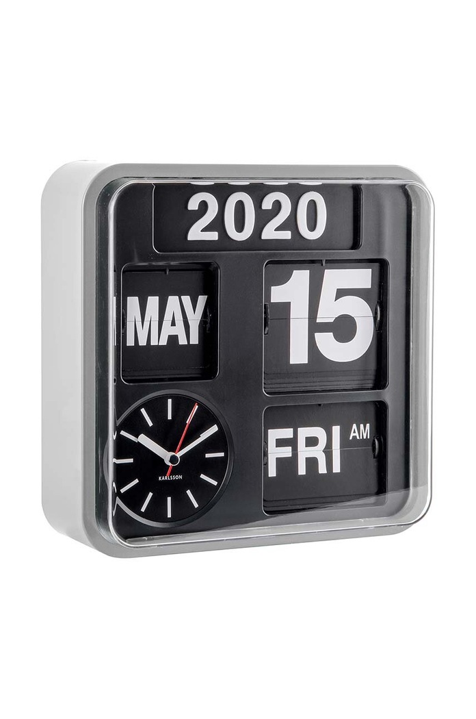 Karlsson orologio da parete Mini Flip KA5364SI grigio AA00