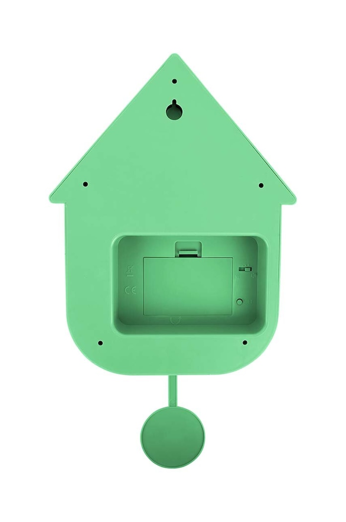 Nástenné hodiny Karlsson Modern Cuckoo zelená KA5768BG