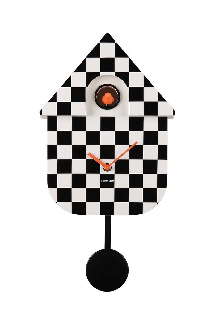 Karlsson zegar ścienny Modern Cuckoo czarny KA5968BK