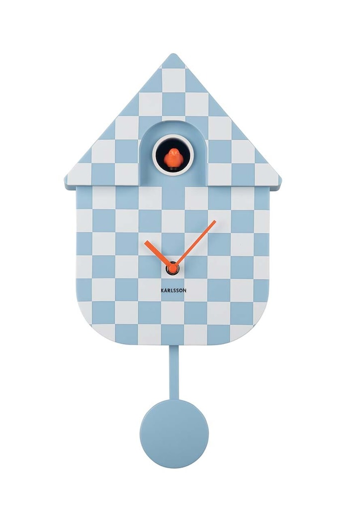 Karlsson zegar ścienny Modern Cuckoo niebieski KA5968LB