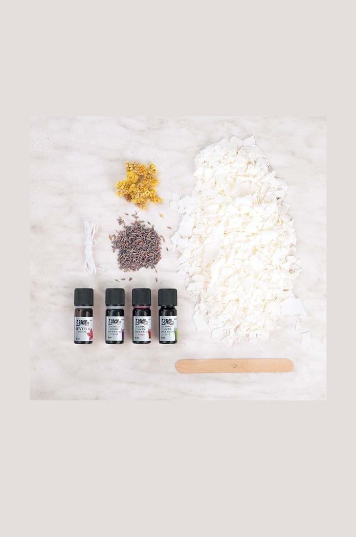 Home SPA Αρωματικό κιτ κεριών diy Graine Creative 152022 πολύχρωμο