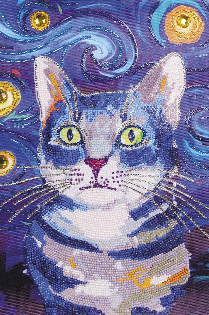 Graine Creative Kit de bricolaj Diamond Painting Chat 117047 multicolor AA00
