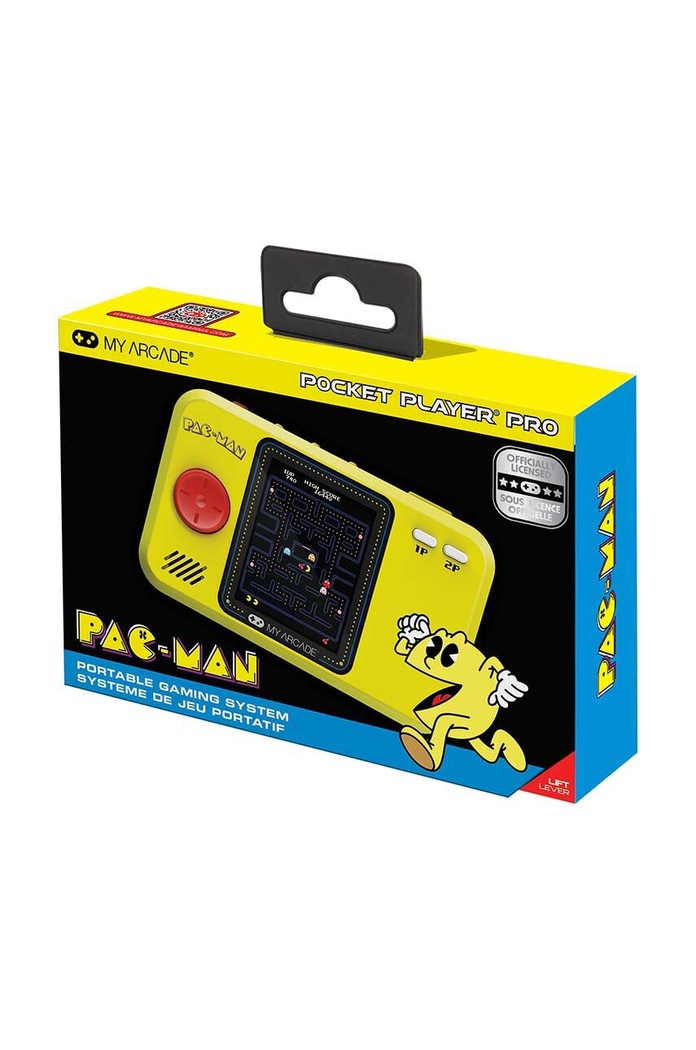 Consolă de buzunar Pocket Player Pac-Man 3in1 My Arcade KB1631MYA4PACPOCPRO galben