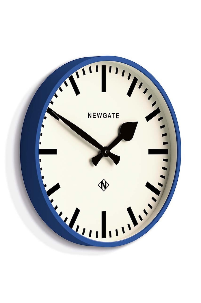 Newgate Nástenné hodiny Newgate Number 3 Railway Wall Clock KB1648NUMTHR390BL fialová AA00