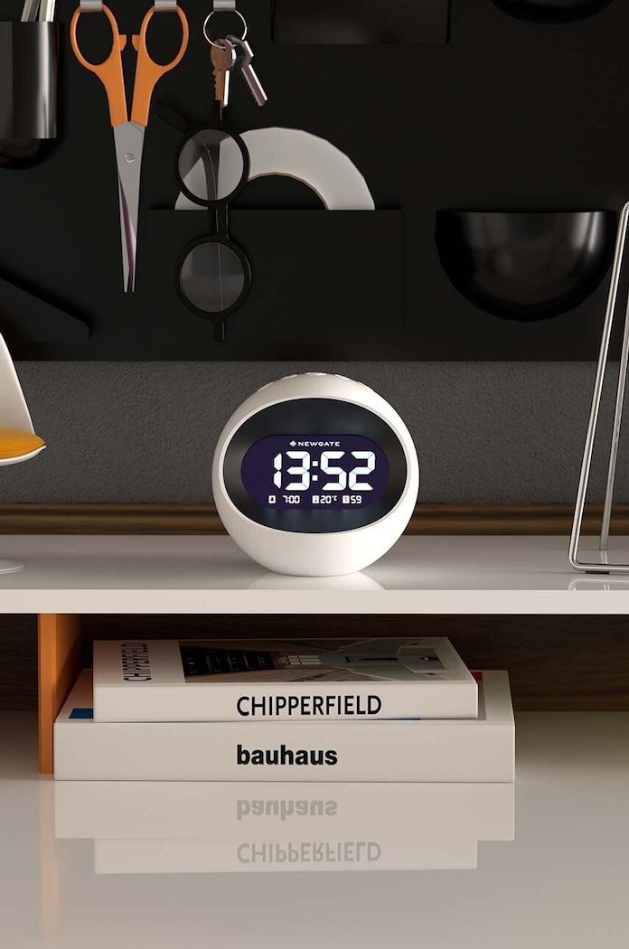 Ξυπνητήρι Newgate Centre Of The Earth Alarm Clock γκρί KB1020LCD.COTE2