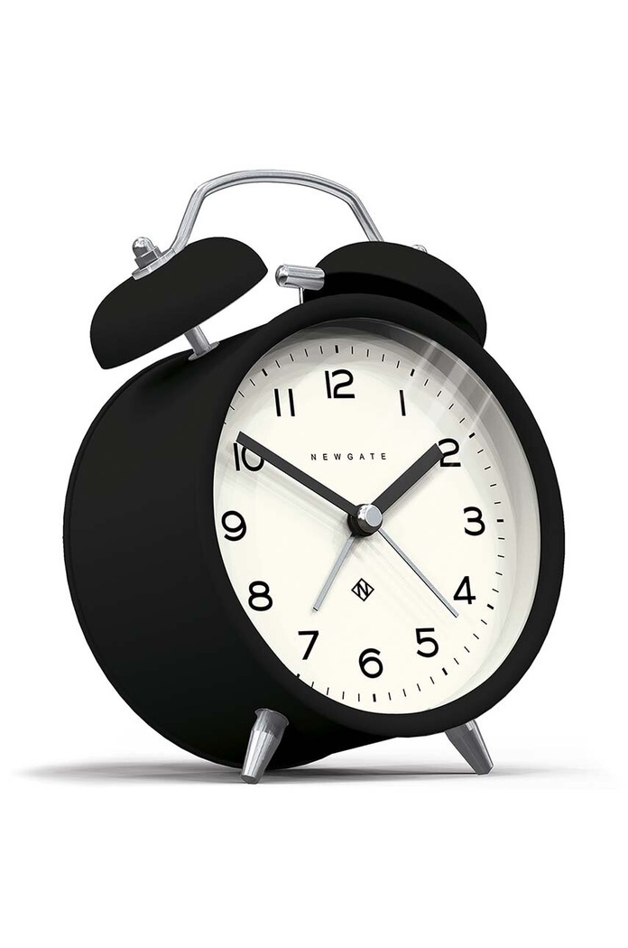 Budík Newgate Charlie Bell Echo Alarm Clock KB1043CBM134K čierna AA00
