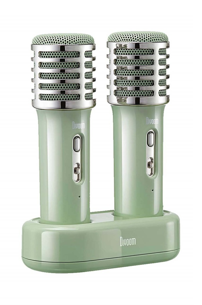 Divoom boxă wireless cu microfon SongBird Karaoke verde 6958444604008