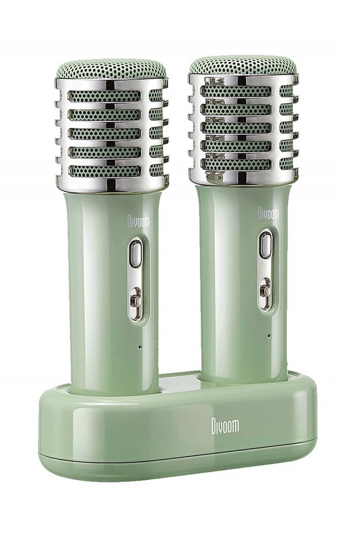Divoom boxă wireless cu microfon SongBird Karaoke verde 6958444604008