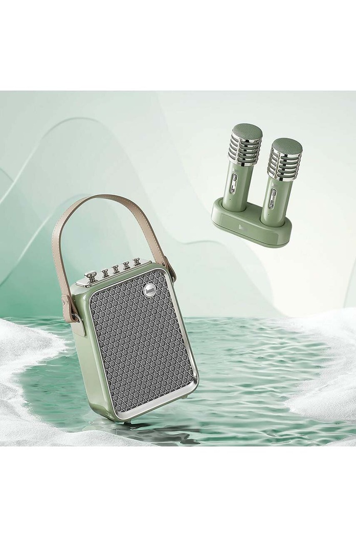 Divoom boxă wireless cu microfon SongBird Karaoke 6958444604008 verde