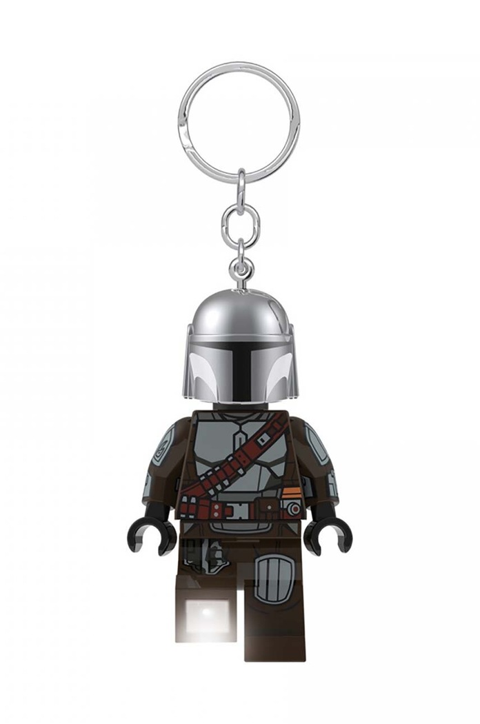 Lego portachiavi con torcia Star Wars The Mandalorian nero LGL.KE187
