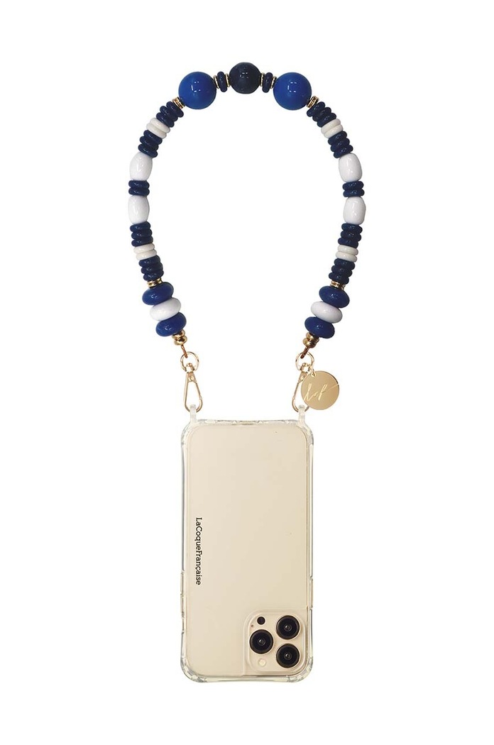 LaCoqueFrançaise Lanț pentru telefon Sofia 40 cm bleumarin LE315817