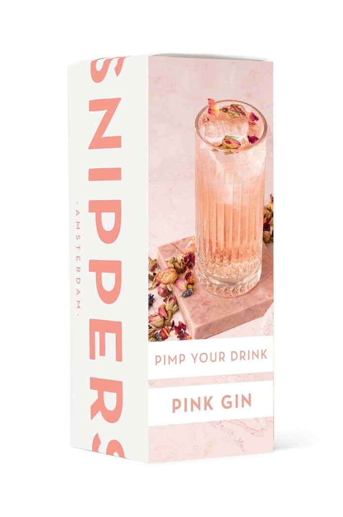 Lifestyle Sada na ochucení alkoholu Snippers Botanicals Pink Gin, 350 ml SNBT03PG00 průhledná