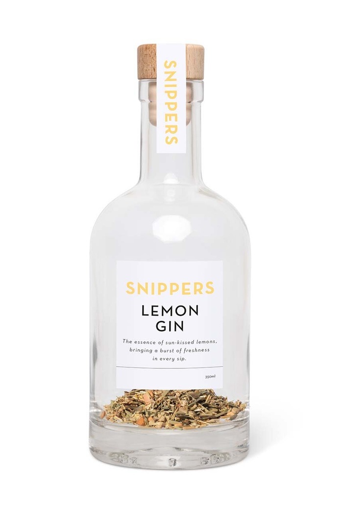 Σετ για αρωματισμό αλκόολ Snippers Botanicals Lemon Gin, 350 ml διαφανή SNBT03LG00