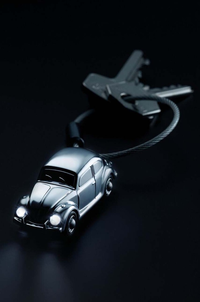 Accesorii Troika Breloc Light Beetle TRKR16.40.CH gri