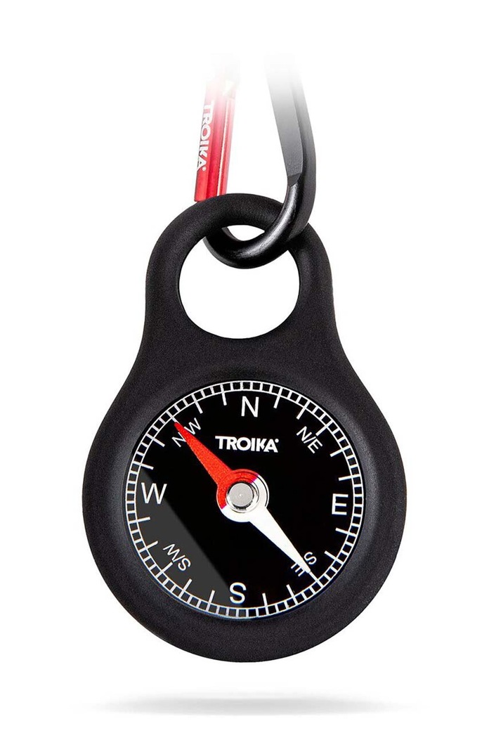 TROIKA breloc Wegweiser TRCOS10.BK negru AA00
