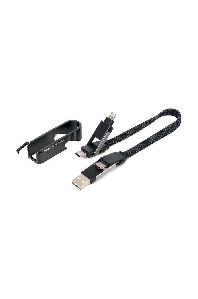 TROIKA cablu de incarcare Practicable TRCBL24.BK negru AA00