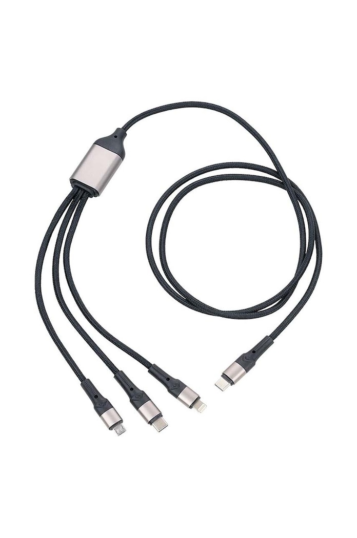 Nabíjací kábel TROIKA Dreizac Pro 3 w 1 viacfarebná TRCBL40.BK