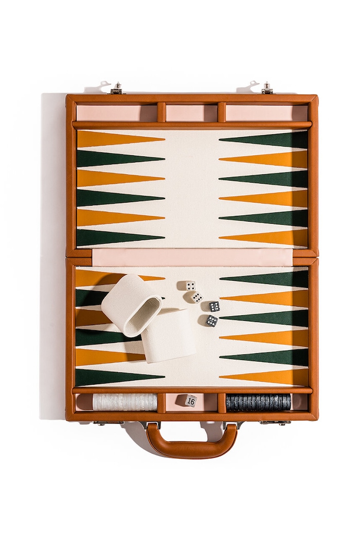 Business & Pleasure Co. társasjáték Backgammon Set BPA.BGM.ANT.WHT fehér AA00