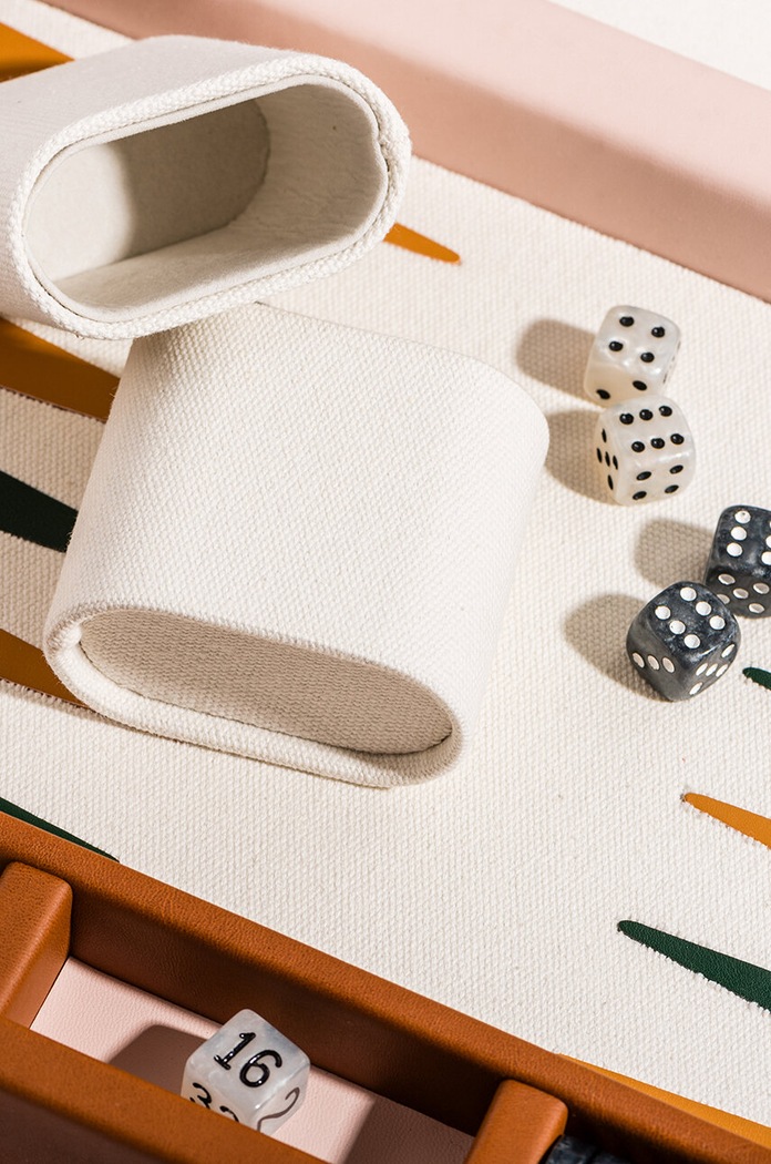 Lifestyle Business & Pleasure Co. társasjáték Backgammon Set BPA.BGM.ANT.WHT fehér