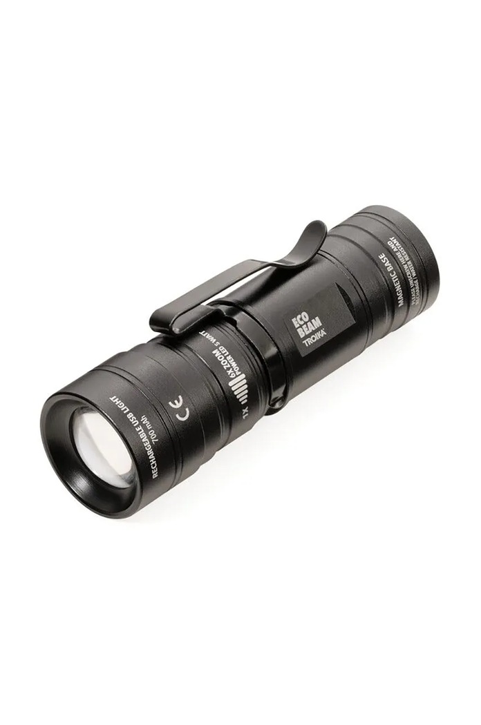 Troika Lanternă cu clips Eco Beam negru TRTOR52.BK