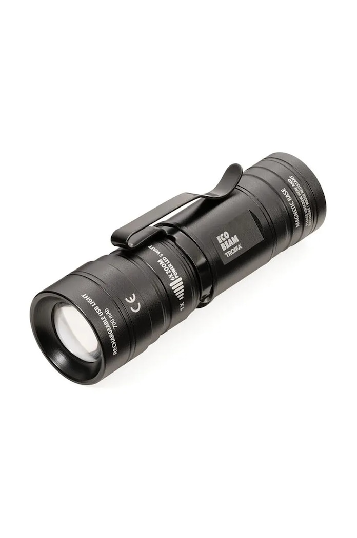 Troika Lanternă cu clips Eco Beam negru TRTOR52.BK