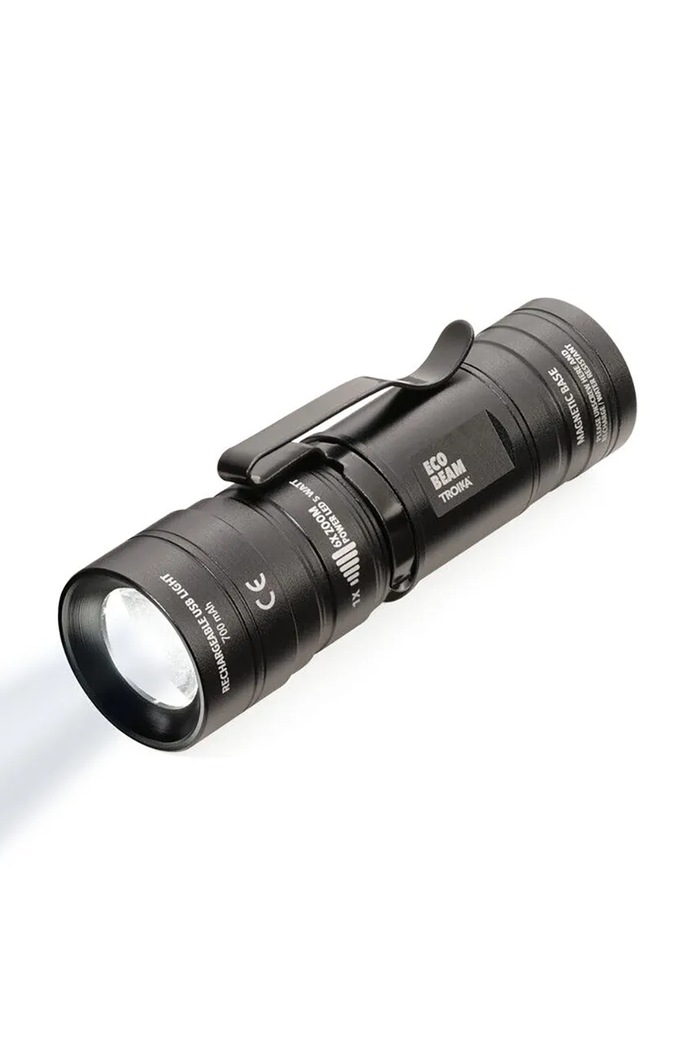 Lifestyle Troika Lanternă cu clips Eco Beam TRTOR52.BK negru