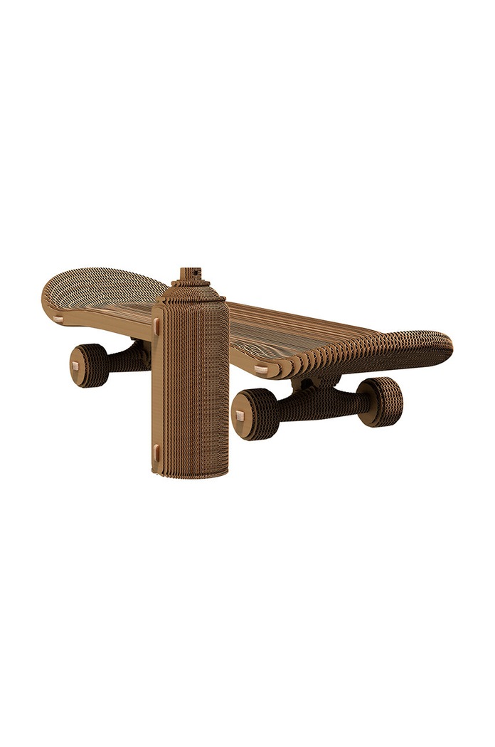 3d puzzle Cartonic Skateboard And Spary Can viacfarebná CARTSKATE