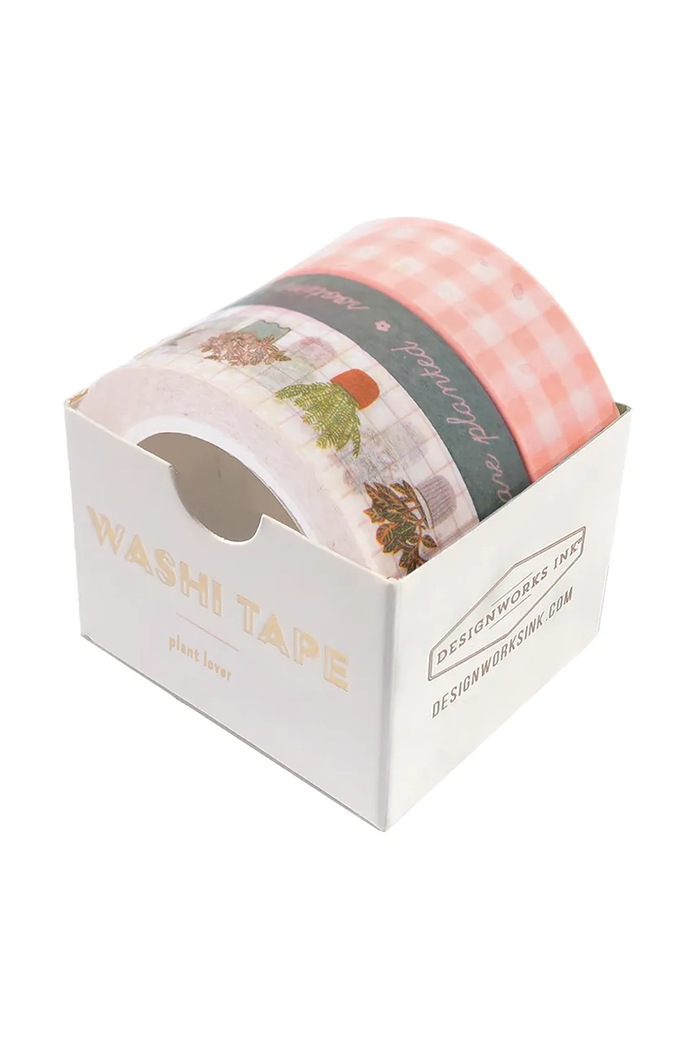 Ozdobná páska Designworks Ink Plant Lover 3-pak viacfarebná DWASH.2029EU
