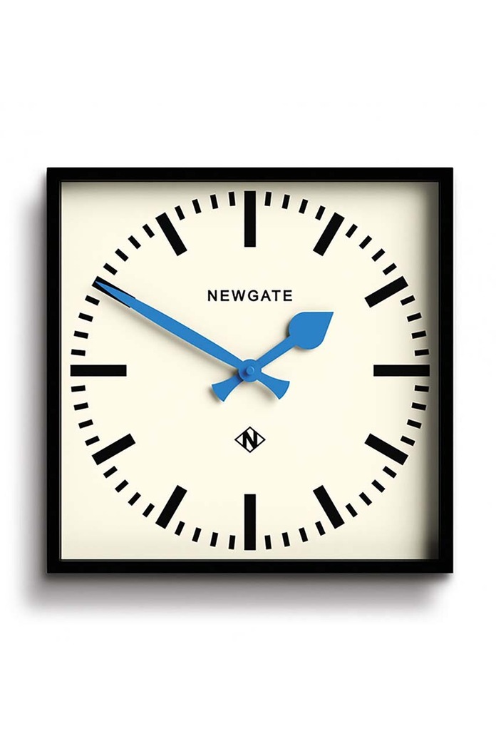 Стенен часовник Newgate Number 5 Wall Clock син KB1188NUMFIV390KICE