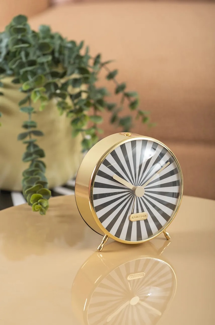 Budík Karlsson Candy Swirl viacfarebná KA6008BK