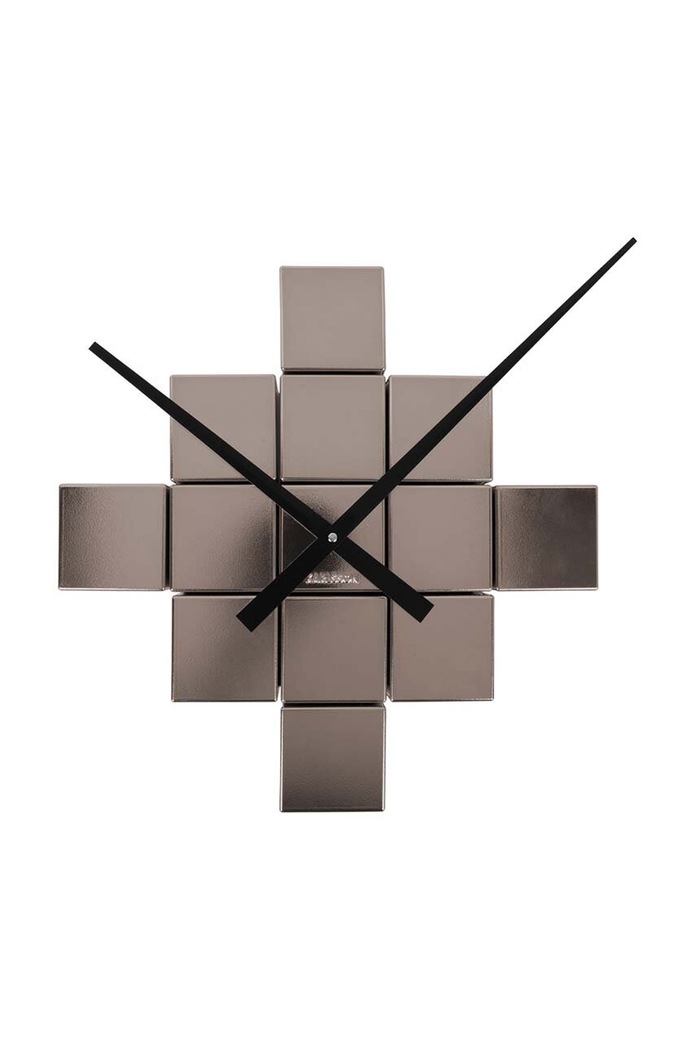 Zidni sat Karlsson DIY Cubic Metallic KA5974GY šarena AA00