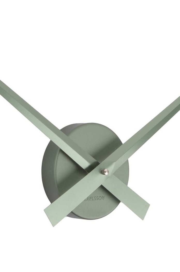 Obývacia izba a spálňa Nástenné hodiny Karlsson Clock Little Big Time KA5516DG viacfarebná