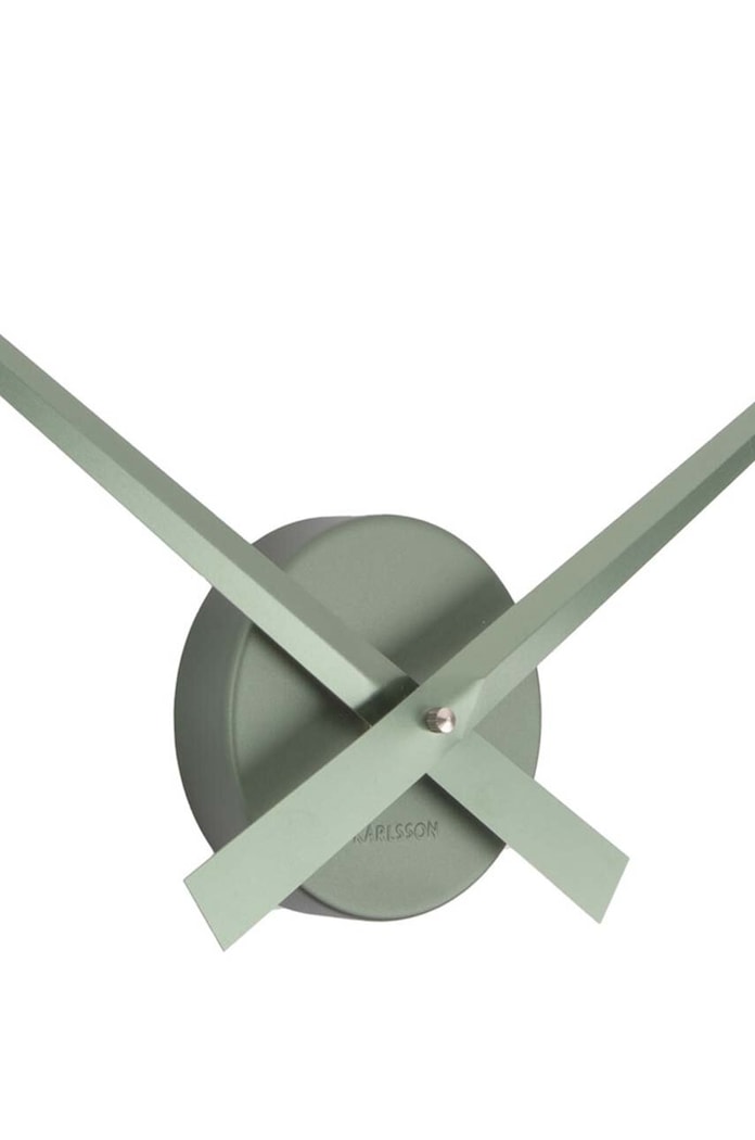 Obývacia izba a spálňa Nástenné hodiny Karlsson Clock Little Big Time KA5516DG viacfarebná