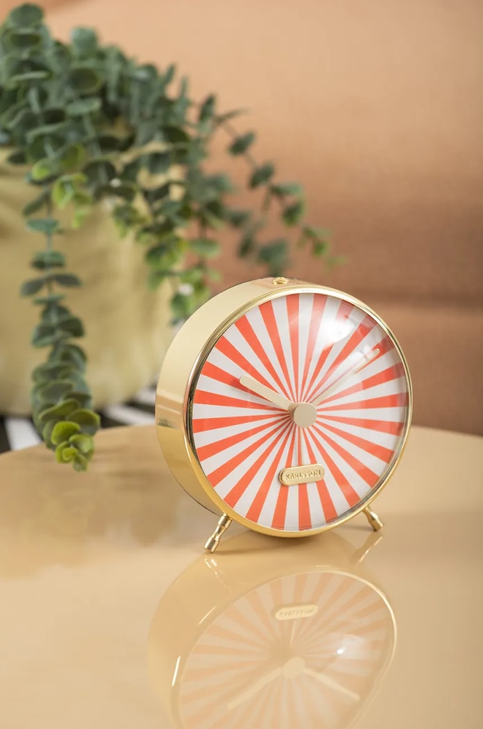 Budilica Karlsson Candy Swirl šarena KA6008OR