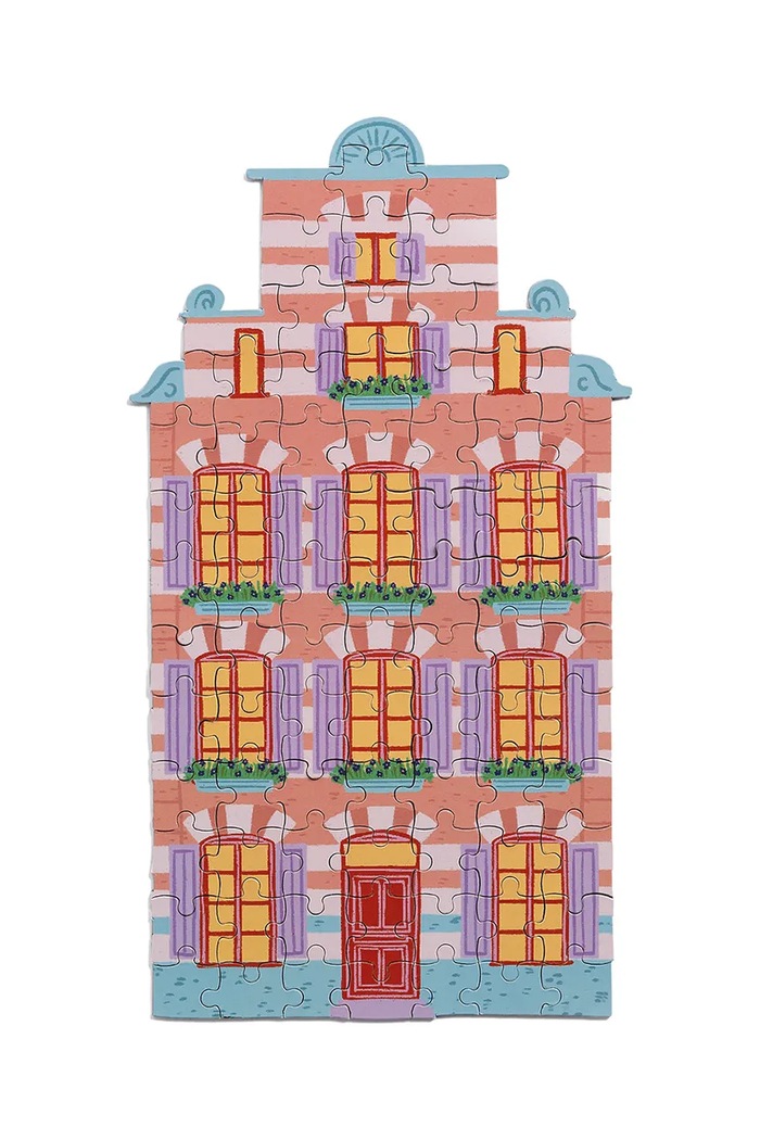Пазл &k amsterdam Canal House Stairs 84 elementy барвистий 4252.01