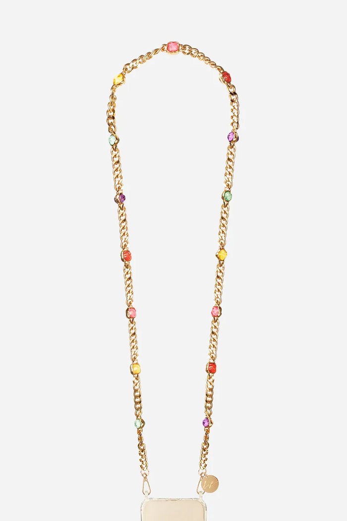 LaCoqueFrançaise lanț pentru telefon Ruby 120 cm multicolor LE314928
