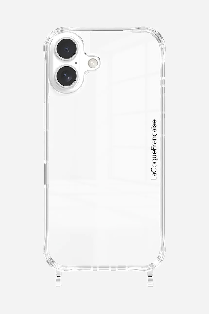 Puzdro na mobil LaCoqueFrançaise iPhone 16 priesvitná LE317952