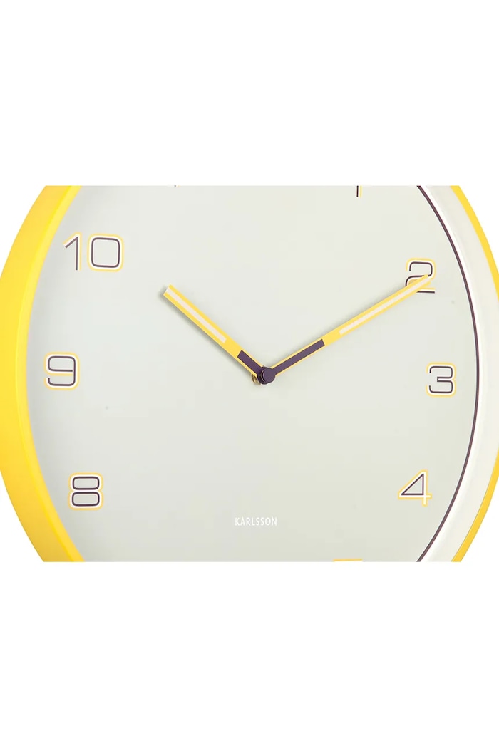 Living și dormitor Karlsson ceas de perete Lined Numbers KA6013BY multicolor