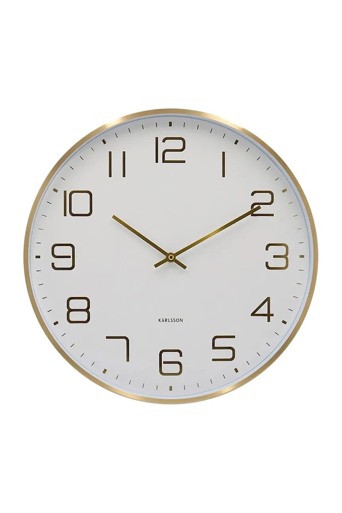 Стенен часовник Karlsson Elegance Glow многоцветен KA5973WH