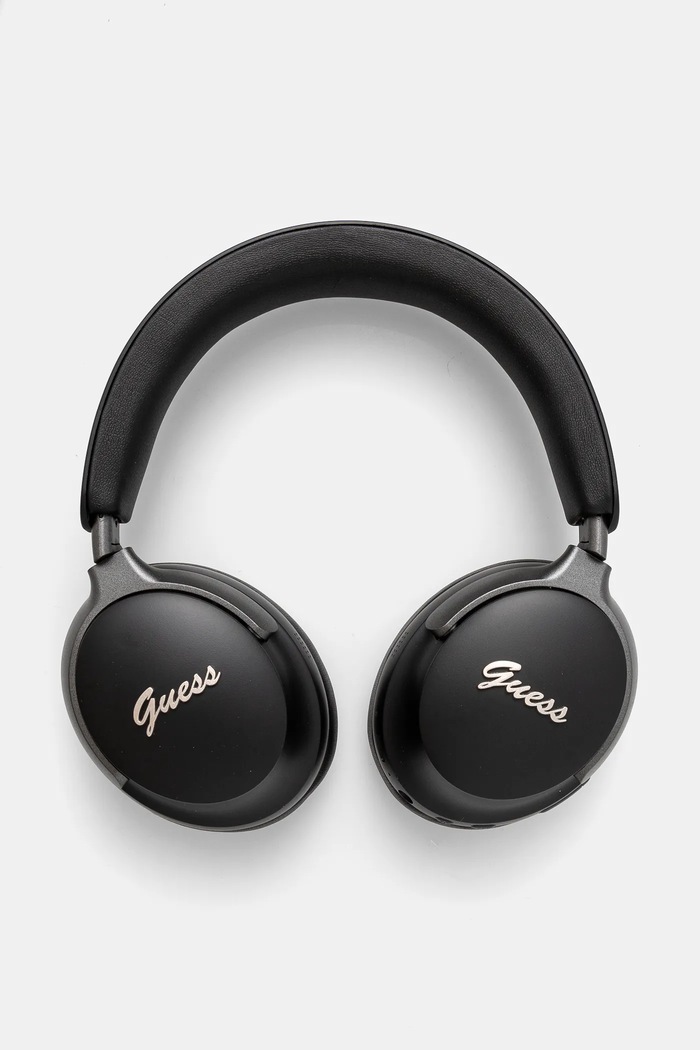 Decor Bezdrôtové slúchadlá Guess Metal Script Logo GUBHC22PSFCSMK čierna