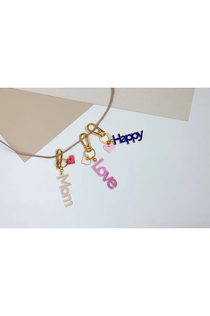 Accesorii Design Letters Breloc Key ring & Bag tag 30302001BEIGEMOM multicolor